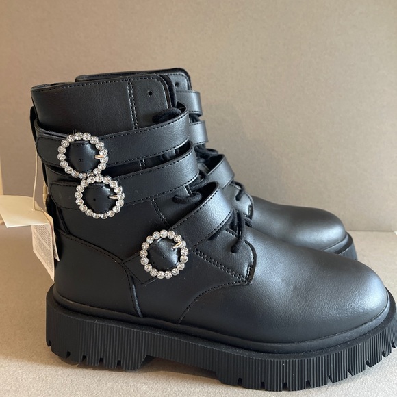 🎁 ZARA BOOTS WITH JEWELS - NEW 🎁 - Picture 7 of 9